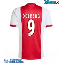 Ajax Kasper Dolberg #9 Replica Home Shirt 2025-26 Short Sleeve